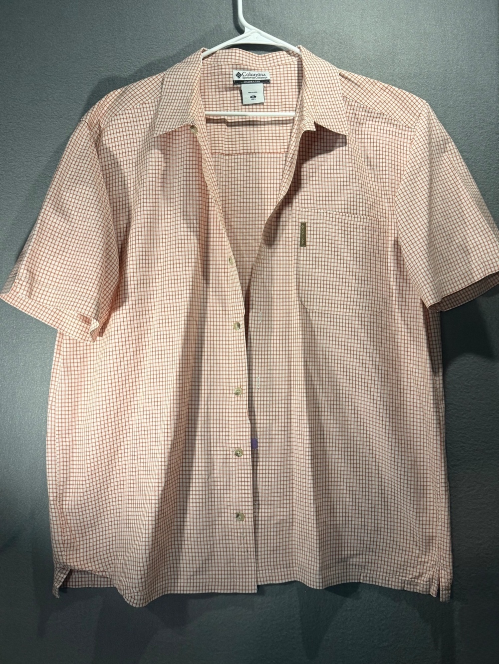 Columbia Sportswear Men's XL Short Sleeve Button-Up Shirt